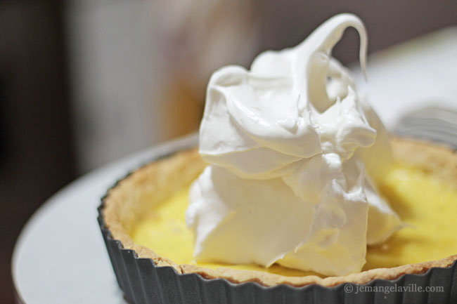 Rosemary Lemon Meringue Tart