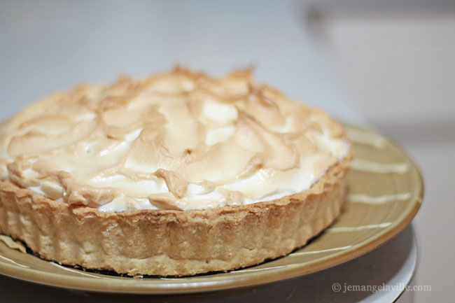 Rosemary Lemon Meringue Tart