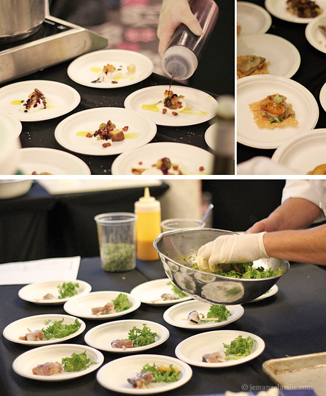 Endive and Arugula Salad with Walnuts and Grapes; IFBC 2013