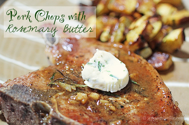 Pork Chops with Rosemary Butter, plus Delicate Squash with Maple & Dijon