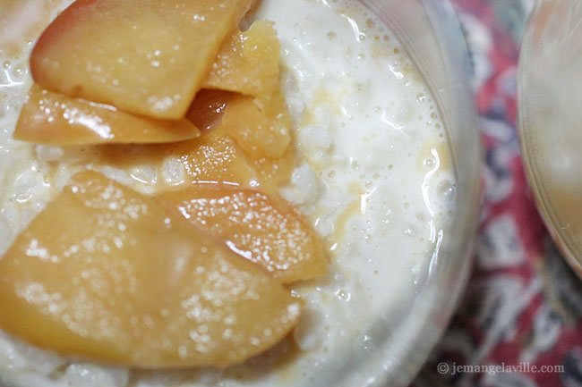 French Fridays with Dorie: Rice Pudding with Caramel Apples