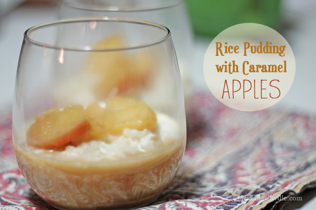 French Fridays with Dorie: Rice Pudding with Caramel Apples