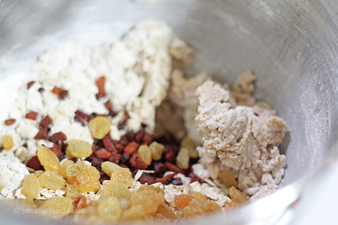 Bacon Oatmeal Raisin Rosemary Cookies