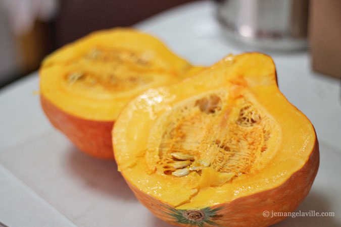 Roasted Red Kuri Squash Soup with Coconut