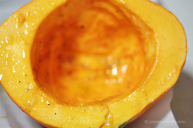 Roasted Red Kuri Squash Soup with Coconut