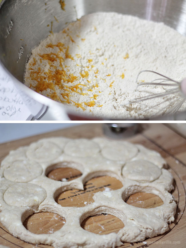 Spelt Biscuits with Sage, Orange Zest, and Black Pepper