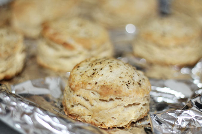 Spelt Biscuits with Sage, Orange Zest, and Black Pepper