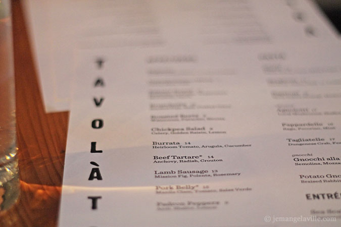 Dinner Out: TavolÃ ta in Seattle