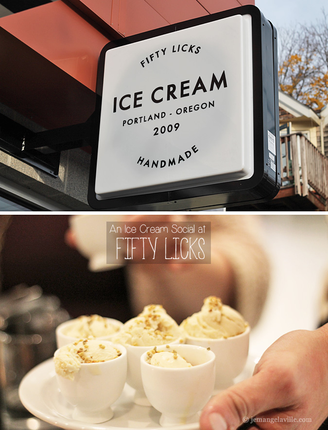 An Ice Cream Social at Fifty Licks in SE Portland
