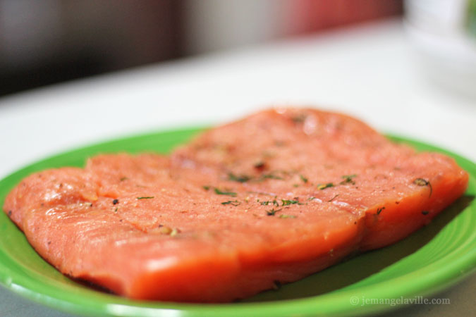 FFwD: Dilled Gravlax with Mustard Sauce