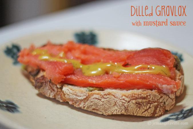 FFwD: Dilled Gravlax with Mustard Sauce