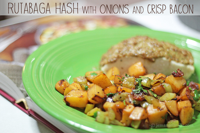 Rutabaga Hash with Onions and Crisp Bacon