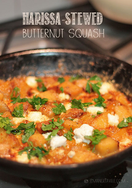 Harissa-Stewed Butternut Squash