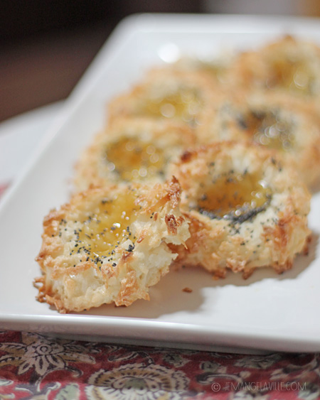 Lemon Curd Thumbprint Coconut Macaroons