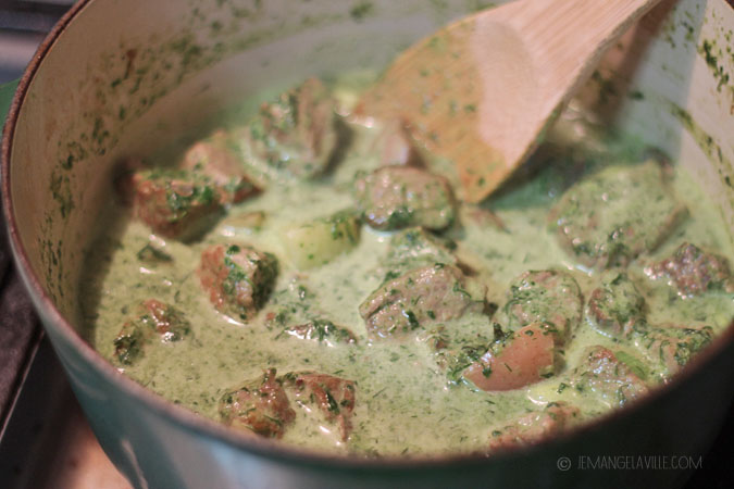 Green as Spring Pork Stew