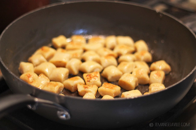 Parsnip Gnocchi with Tarragon-Parsley Pesto